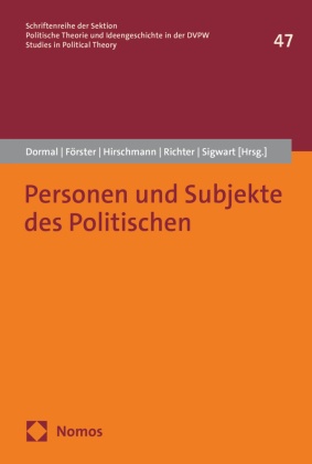 Personen und Subjekte des Politischen