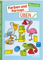 Farben und Formen üben. Vorschule