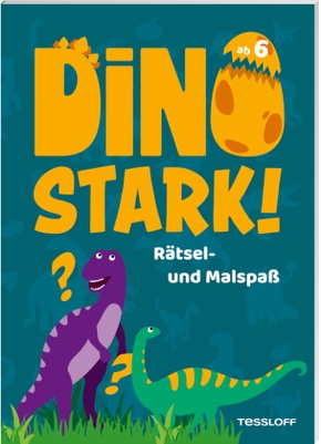 Dinostark! Rätsel- und Malspaß