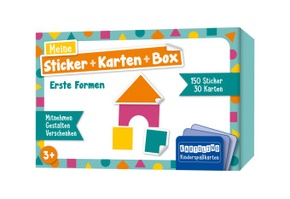 Meine Sticker + Karten + Box - Erste Formen, m. 1 Beilage