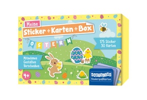 Meine Sticker + Karten + Box - Ostern, m. 1 Beilage