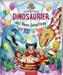 Dinosaurier auf Omas Geburtstag