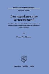 Der systemtheoretische Vermögensbegriff