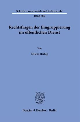 Rechtsfragen der Eingruppierung im öffentlichen Dienst