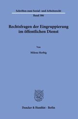 Rechtsfragen der Eingruppierung im öffentlichen Dienst