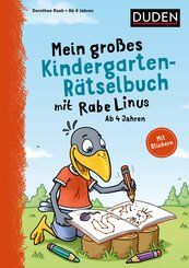 Mein großes Kindergarten-Rätselbuch mit Rabe Linus - ab 4 Jahren