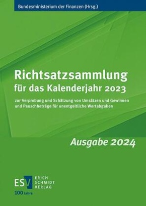 Richtsatzsammlung für das Kalenderjahr 2023