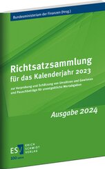 Richtsatzsammlung für das Kalenderjahr 2023