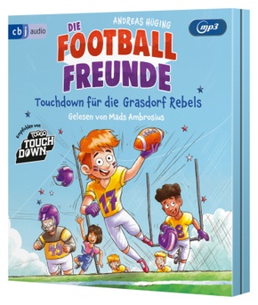 Die Football-Freunde - Touchdown für die Grasdorf Rebels, 1 Audio-CD, 1 MP3