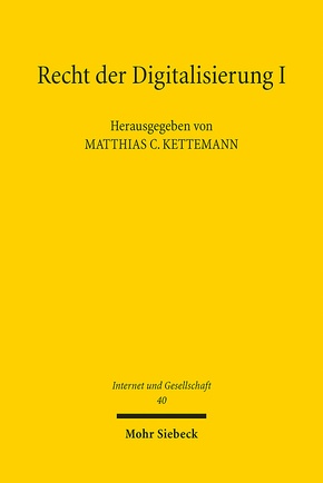 Recht der Digitalisierung I