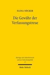 Die Gewähr der Verfassungstreue