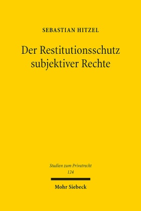 Der Restitutionsschutz subjektiver Rechte