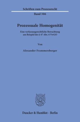 Prozessuale Homogenität