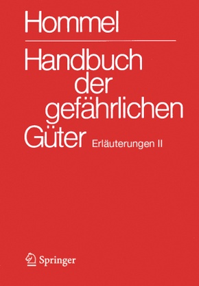 Handbuch der gefährlichen Güter. Erläuterungen II