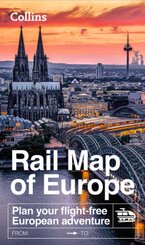 Collins Rail Map of Europe