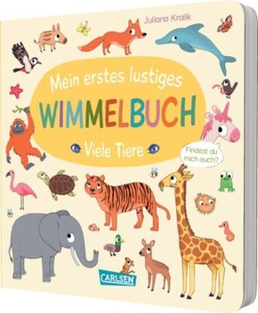 Mein erstes lustiges Wimmelbuch: Viele Tiere