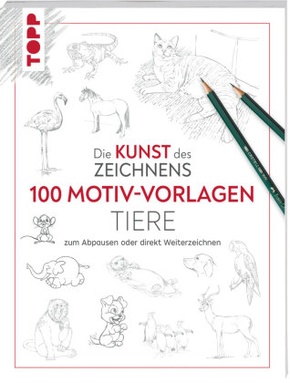 Kunst des Zeichnens 100 Motiv-Vorlagen Tiere