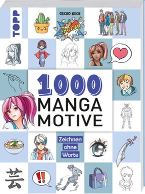 1000 Manga Motive zeichnen