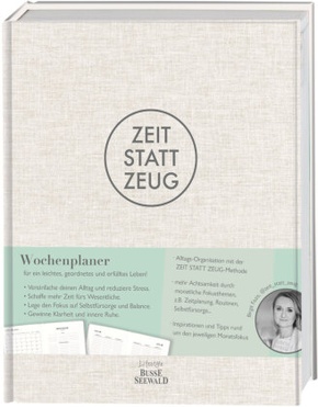 Zeit statt Zeug: Wochenplaner