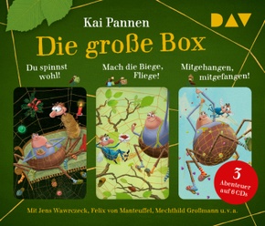 Die große Box. Du spinnst wohl! - Mach die Biege, Fliege! - Mitgehangen, mitgefangen!, 6 Audio-CD