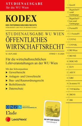 KODEX Öffentliches Wirtschaftsrecht 2024/25 - inkl. App