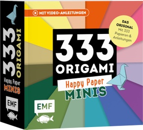 333 Origami Minis - Happy Paper - Dein dekorativer Wendeblock zum kreativen Falten & Notieren