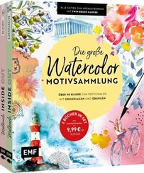 Die große Watercolor-Motivsammlung - über 90 Bilder zum Fertigmalen