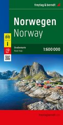 freytag & berndt Stra&szlig;enkarte Norwegen 1:600.000
