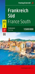 Frankreich Süd, Straßenkarte 1:500.000, freytag & berndt