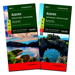 freytag & berndt Wanderkarten-Set Azoren 1:50.000