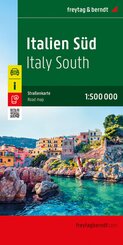 Italien Süd, Straßenkarte 1:500.000, freytag & berndt