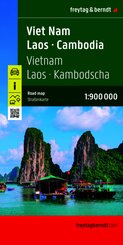 freytag & berndt Stra&szlig;enkarte Vietnam - Laos - Kambodscha 1:900.000
