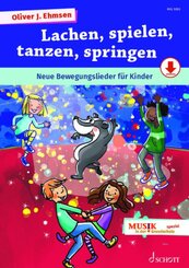 Lachen, spielen, tanzen, springen