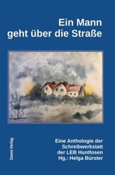 Ein Mann geht über die Straße