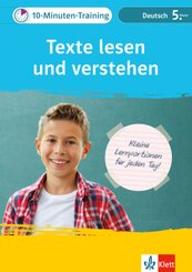 Klett 10-Minuten-Training Deutsch Texte lesen und verstehen 5. Klasse