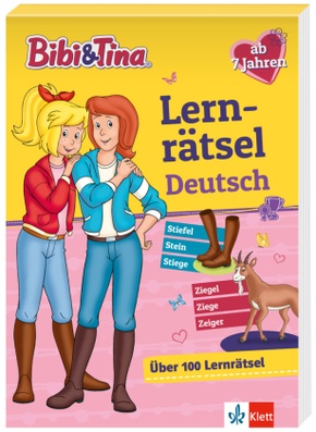 Bibi & Tina: Mein Lernrätsel-Block Deutsch für die 2. Klasse