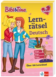 Bibi & Tina: Mein Lernrätsel-Block Deutsch für die 2. Klasse