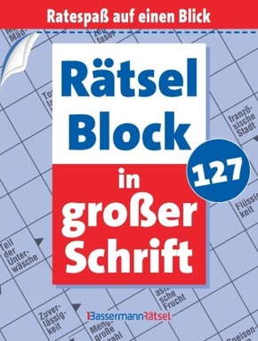 Rätselblock in großer Schrift 127 (5 Exemplare à 2,99 EUR)