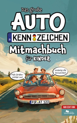 Das große Autokennzeichen Mitmachbuch für Kinder