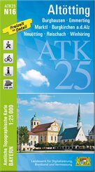 ATK25-N16 Altötting (Amtliche Topographische Karte 1:25000)