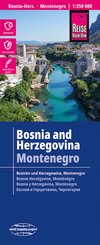 Reise Know-How Landkarte Bosnien-Herzegowina, Montenegro / Bosnia and Herzegovina, Montenegro (1:350.000)
