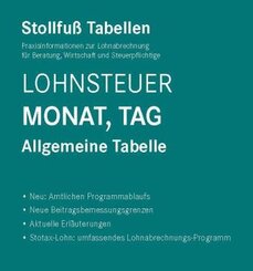 Tabelle, Lohnsteuer 2024 Monat, Tag Sonderausgabe Dezember