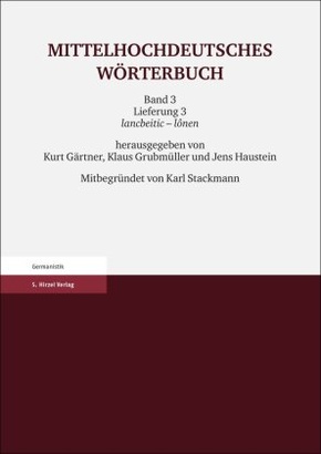 Mittelhochdeutsches Wörterbuch. Dritter Band, Lieferung 3