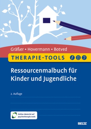 Therapie-Tools Ressourcenmalbuch für Kinder und Jugendliche, m. 1 Buch, m. 1 E-Book