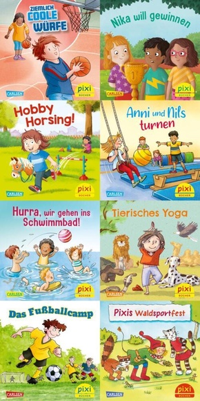 Pixi-8er-Set 305: Sport macht Spaß mit Pixi (8x1 Exemplar), 8 Teile