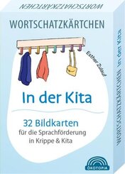 Wortschatzkärtchen: In der Kita