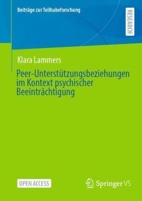 Peer-Unterstützungsbeziehungen im Kontext psychischer Beeinträchtigung