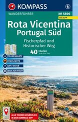 KOMPASS Wanderführer Rota Vicentina, Portugal Süd: Fischerpfad und Historischer Weg, 40 Touren mit Extra-Tourenkarte