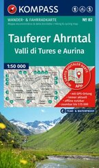 KOMPASS Wanderkarte 82 Tauferer Ahrntal / Valle di Tures e Aurina 1:50.000