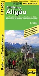 S&uuml;dliches Allg&auml;u - Rad- und Freizeitkarte